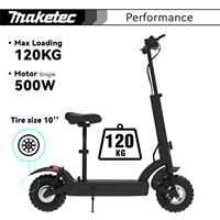 Patinete Eléctrico Plegable para Adultos con Asiento, Batería de 48V, Patinete Eléctrico Portátil para Paseos por el Vecindario y Desplazamientos Diarios