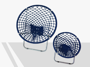 Silla Bungee, Mueble Portátil con Marco de Acero, Silla <span class=keywords><strong>Luna</strong></span> Plegable con Asiento Giratorio, Función de Inclinación con Mango, Uso Interior/Exterior - Product Image 2