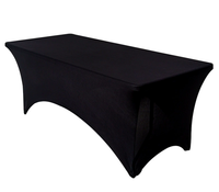Nappe haute élastique de couverture de table en polyester résistant à l'huile imperméable moderne pour la maison