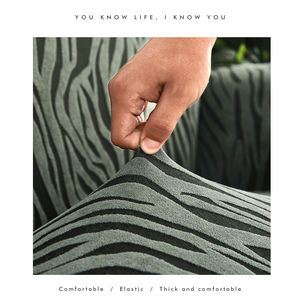 Her Şey Dahil Kalınlaştırılmış Katyonik Kanepe Örtüsü Seti Etekli Elastik Esnek Kanepe Kılıfı Köşe Kanepe Koltuk Örtüleri Koyu Gri - Product Image 3