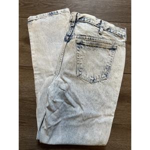 Jeans pour femmes bleu clair taille haute Denim respirant Coupe droite Taille mi-haute Style décontracté Longueur longue pour toutes les saisons - Product Image 2