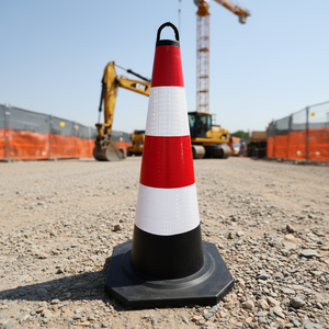 Cono Stradale Riflettente Prismatico ad Alta Intensità in PVC - Product Image 6