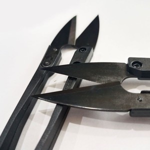 Zoyer Black Plastic Handle Yarn <b>Scissors</b> Stainless Steel Blade U Shaped For Cross Stitch Garment <b>Sewing</b> - Product Image 3