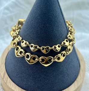 تصميم جديد بالجملة فريدة من نوعها قلادة مارينر بنفخة قلب قلب قلب قلب منتفخ عالية مصقول شخصية قلادة مارينر منتفخة - Product Image 2