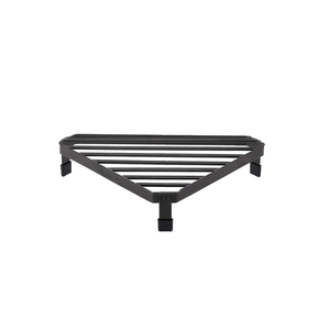 <b>Kitchen</b> Japanese Style Metal Iron Triangle Standing Type Single Tier Anti Scalding <b>Storage</b> <b>Rack</b> Pot <b>Rack</b> for Corner Countertop - Product Image 3
