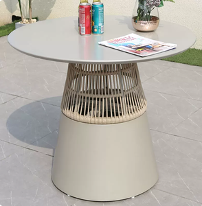 Country Pastoral Outdoor Furniture Dining Set, Garden Patio Table Chair Set <b>Waterproof</b> Yard Furniture - Product Image 2