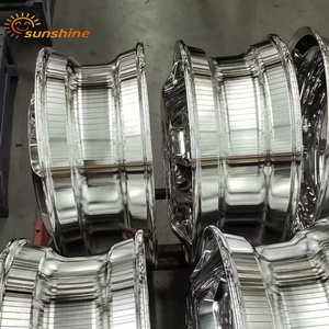 24.5 22.5 Inch 22.5X8.25 24.5x8.25 Velg Truk Tempa dari Paduan Logam dan Aluminium dengan Poles Ganda untuk Ban Truk - Product Image 5