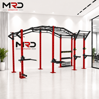 Rack de Sentadillas Multifuncional, Power Rack, Barra Monkey, Equipo de Fitness para Gimnasio Comercial, Entrenamiento de Fuerza