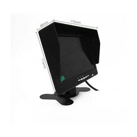 Monitor de Pantalla para Auto AHD de 7 Pulgadas, 12V a 24V, con Parasol