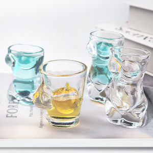 All'ingrosso stile classico delle donne della tazza creativa del reggiseno del corpo umano colpo di vetro del modello del Bikini dello spirito di vetro - Product Image 3