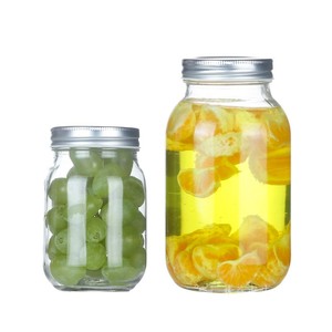 Bocaux en verre Mason à bouche standard pour la conservation des aliments, la fermentation, la confiture et le miel, 16 et 32 oz, vente en gros DD1993 - Product Image 2