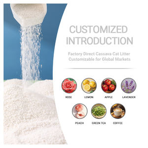 2025 Arena para gatos ecológica <span class=keywords><strong>de</strong></span> primera calidad Desodorización <span class=keywords><strong>de</strong></span> control <span class=keywords><strong>de</strong></span> olores desechable Absorción rápida <span class=keywords><strong>de</strong></span> agua Hecho <span class=keywords><strong>de</strong></span> almidón <span class=keywords><strong>de</strong></span> <span class=keywords><strong>yuca</strong></span> OEM - Product Image 4