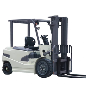 High Mast 4 Ton Electric Forklift Construction Site <b>Material</b> <b>Handling</b> Walkie QIHANG Solid Tire Electric Side Shifter - Product Image 5