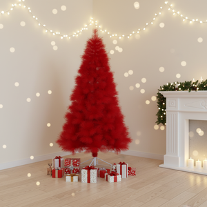 Meilleures ventes : Arbre de Noël pré-éclairé articulé à plumes, en métal <span class=keywords><strong>rouge</strong></span>, pour la décoration de la maison, du bureau et des fêtes, vente en gros, OEM usine - Product Image 1
