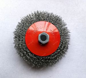 Stainless Steel <b>Wire</b> <b>Brush</b> Bevel Polishing Wheel Rust Remover <b>Brushes</b> for Angle Grinder Electric Drill Thread - Product Image 2