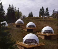 Dôme géodésique de petite et grande taille, tente de glamping pour jardin, tente de loisirs, véranda extérieure, maison dôme igloo, couleur et taille personnalisables disponibles