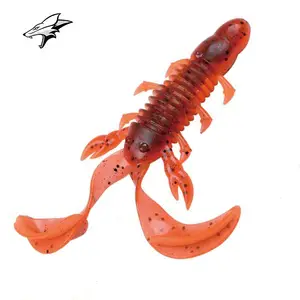 Crawfish 미끼, 생물 미끼 부드러운 낚시 미끼 다양한 Appendages Weedless 루어