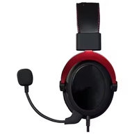 Auriculares para Juegos con Cancelación Activa de Ruido, Diseño de Cuero Metálico, Sonido Envolvente Virtual 7.1, Baja Latencia, Dinámicos para Móviles