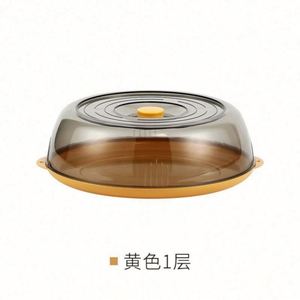 Couvre-aliments en plastique transparent avec protection anti-poussière et anti-insectes, plaque de préparation pour fruits et légumes, idéale pour le stockage au réfrigérateur - Product Image 5