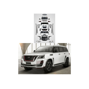 Kit de carrocería de conversión Facelift Bodykit parachoques delantero/trasero para <span class=keywords><strong>NISSAN</strong></span> Y62 2010-2019 para <span class=keywords><strong>NISSAN</strong></span> PATROL Y 62 2020-2024 MODELO RSS - Product Image 1