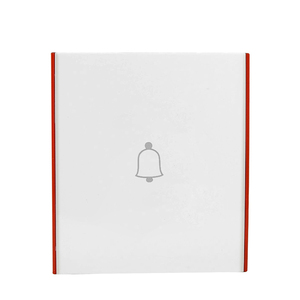 Interruptor de Pared con Botón Grande sin Marco, de 1 Vía, Estándar Europeo, Nuevo Diseño - Product Image 1