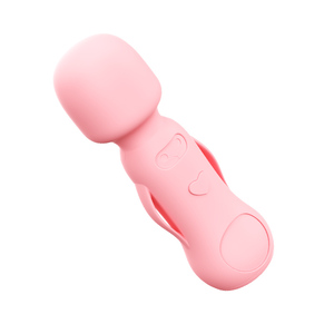 Silicone Double-Ended G-Spot Vaginal <b>Vibrator</b> Carrot Shape USB Rechargeable Waterproof 10 Frequencies Real Touch Feeling Pink - Product Image 5