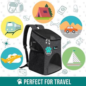 Free sample Large <b>Cat</b> Carrier with <b>Wheels</b>, Rolling <b>Cat</b> Carrier, 24.5"x 13.8"x 15.4" Pet Carrier with <b>Wheels</b> - Product Image 3