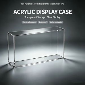 Boîte de présentation magnétique en acrylique pour la 30e célébration de Penkemen, boîte UPC, <span class=keywords><strong>protection</strong></span> UV, boîte de <span class=keywords><strong>protection</strong></span> transparente pour cartes - Product Image 5