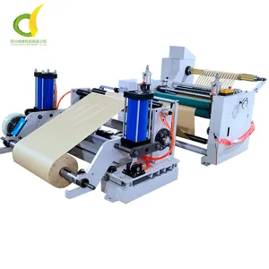 Automatische wirtschaft liche Jumbo Roll selbst klebende Papiers chneide maschine