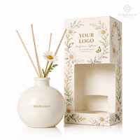 Diffuseur de parfum en verre personnalisé Firdaus, bouteille de parfum d'intérieur à étiquette privée, fabricant OEM ODM avec emballage personnalisé