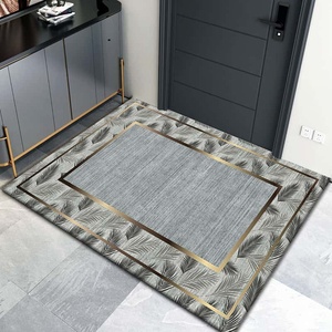 Tapis d'entrée intérieur, tapis de maison antidérapants, absorbants, à profil bas, pour entrée de bureau, résistant à la saleté, espace extérieur - Product Image 2