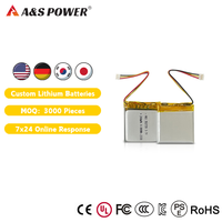 Penjualan Langsung Pabrik 352728 Baterai Lithium Polymer 3.7v 240mAh untuk Produk Elektronik Konsumen