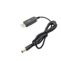 Kabel daya Dc 5v ke 12v, kabel konverter tegangan Usb ke Dc 5v 9v 12v 5.5*2.1mm