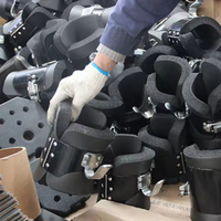 Bottes d'inversion DINUO à verrouillage sécurisé pour la cheville, avec boucle en acier, antidérapantes, durables, portables, robustes, pour la relaxation des muscles du dos et le fitness