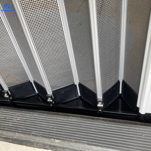 มุ้งจีบราคาโรงงาน มุ้งจีบอะลูมิเนียม ประตูมุ้งจีบแบบเลื่อน มุ้งจีบพับเก็บได้ - Product Image 3