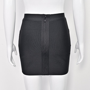 <span class=keywords><strong>Minifalda</strong></span> de cintura alta para mujer, <span class=keywords><strong>minifalda</strong></span> cruzada sexy informal de verano al por mayor, teñida lisa con cintura Natural - Product Image 4