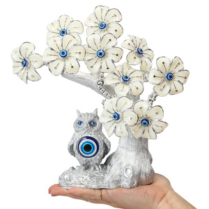 Mắt Xanh hoa cây trang trí tiền Fortune <span class=keywords><strong>Tree</strong></span> bảo vệ chúc may mắn Thổ Nhĩ Kỳ cú ác mắt quà tặng trang trí nhà - Product Image 2
