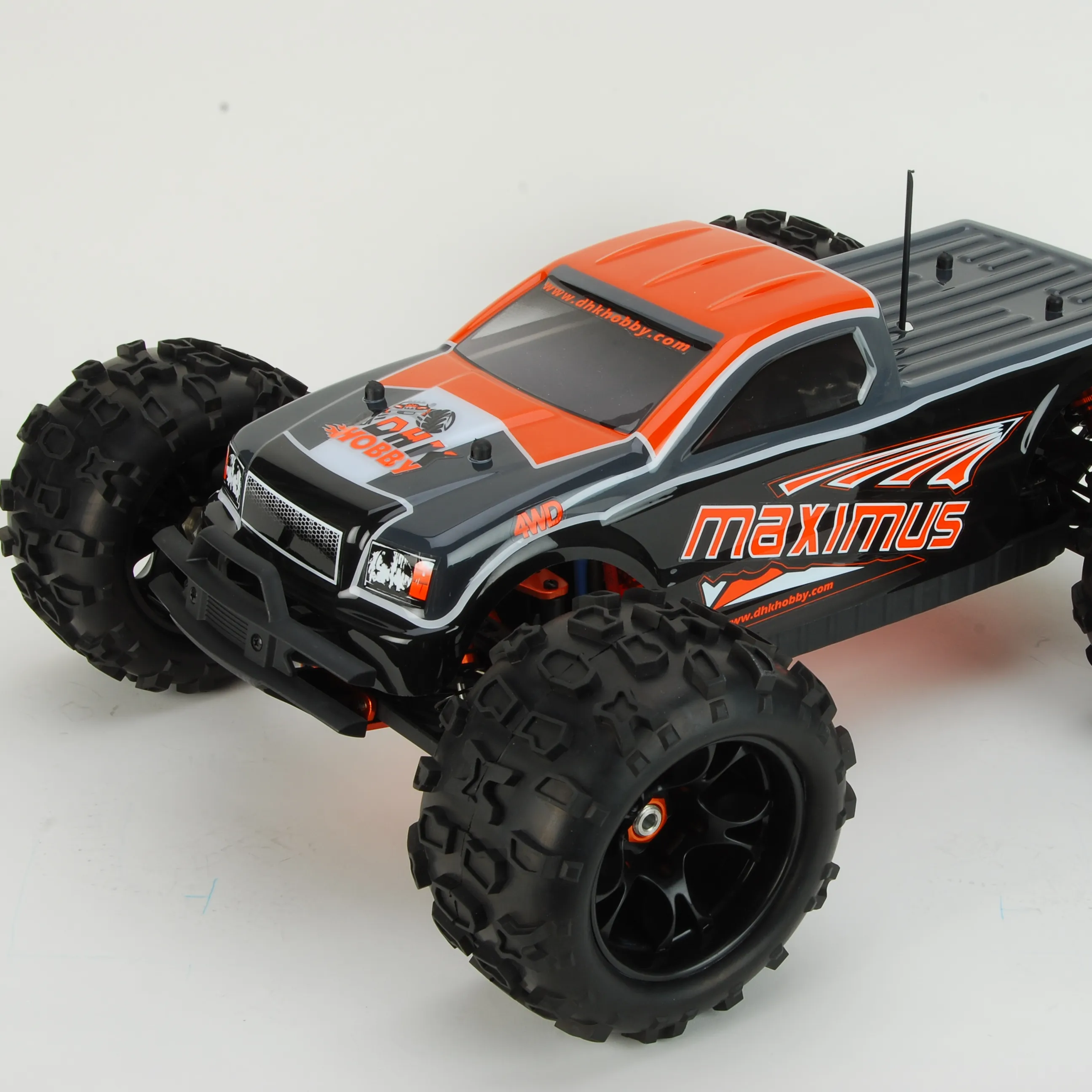 Coche todoterreno teledirigido sin escobillas, juguete de camión monstruo, 8382 4WD Maximus, listo para correr, 1/8