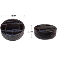 Mini Boîte à Poudre Ronde Portable à Pression pour Fond de Teint, Crème BB, Correcteur, Poudre Compacte – Outil Cosmétique en Plastique
