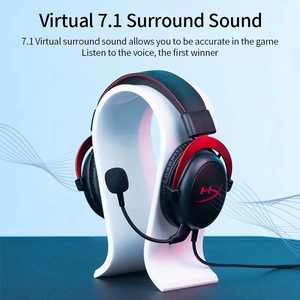 Casque de jeu filaire HyperX Cloud II avec micro détachable à réduction de bruit, casque multiplateforme pour PC, PS5, Xbox, Switch - Product Image 2