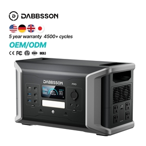 Dabbsson Nhà Máy Điện Cầm Tay 110V 220V 230V Off Lưới Ngoài Trời Cắm Trại 2000W Năng Lượng Mặt Trời Máy Phát Điện Tất Cả Trong Một Năng Lượng Mặt Trời Hệ Thống Năng Lượng - Product Image 1