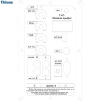 Thinuna WS-65S 6 pouces 30W Module amplificateur système de sonorisation colonne sans fil mur Audio haut-parleur enseigner haut-parleur actif pour salle de classe