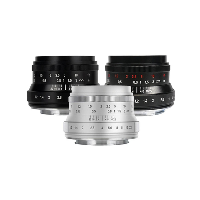 7artisans 35mm F1.2 Mark II APS-C Large Aperture Prime Lens for Micro 4/3 Sony E ZVE10 Fuji FX Canon EF-M M5 M6 M50 Nikon Z Z5