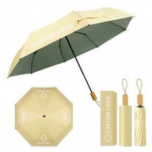 Custom Logo Folding UV Protection Outdoor Foldable <b>Smart</b> Small UV Umbrella for Women - Product Image 1