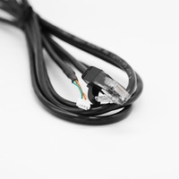 Câble Ethernet RJ45 QUANWEI UTP Cat6 avec boîtier ABS, conducteur en cuivre, signal stable, pour console de bureau