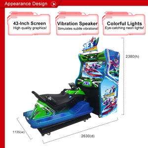 Jet Blaster Coin Operated Motion <strong>Simulator</strong> <strong>Boat</strong> Racing Arcade Game Machine Rowing Arcade Game Amusement machine - Product Image 4