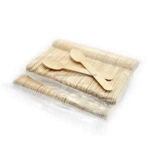 Couverts en bois de bouleau naturel de haute qualité biodégradable et écologique de qualité alimentaire vaisselle en bois couteau fourchette cuillère