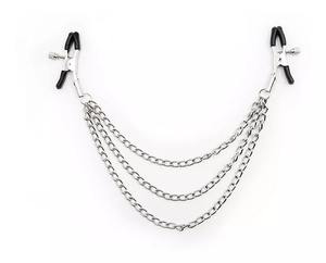Lencería Sexy con Cadenas, Otros Juguetes Sexuales, Lencería Erótica de Bondage BDSM, Juguetes Sexuales Gay, <span class=keywords><strong>Pinza</strong></span> para Pezones con Cadena para Mujer - Product Image 1