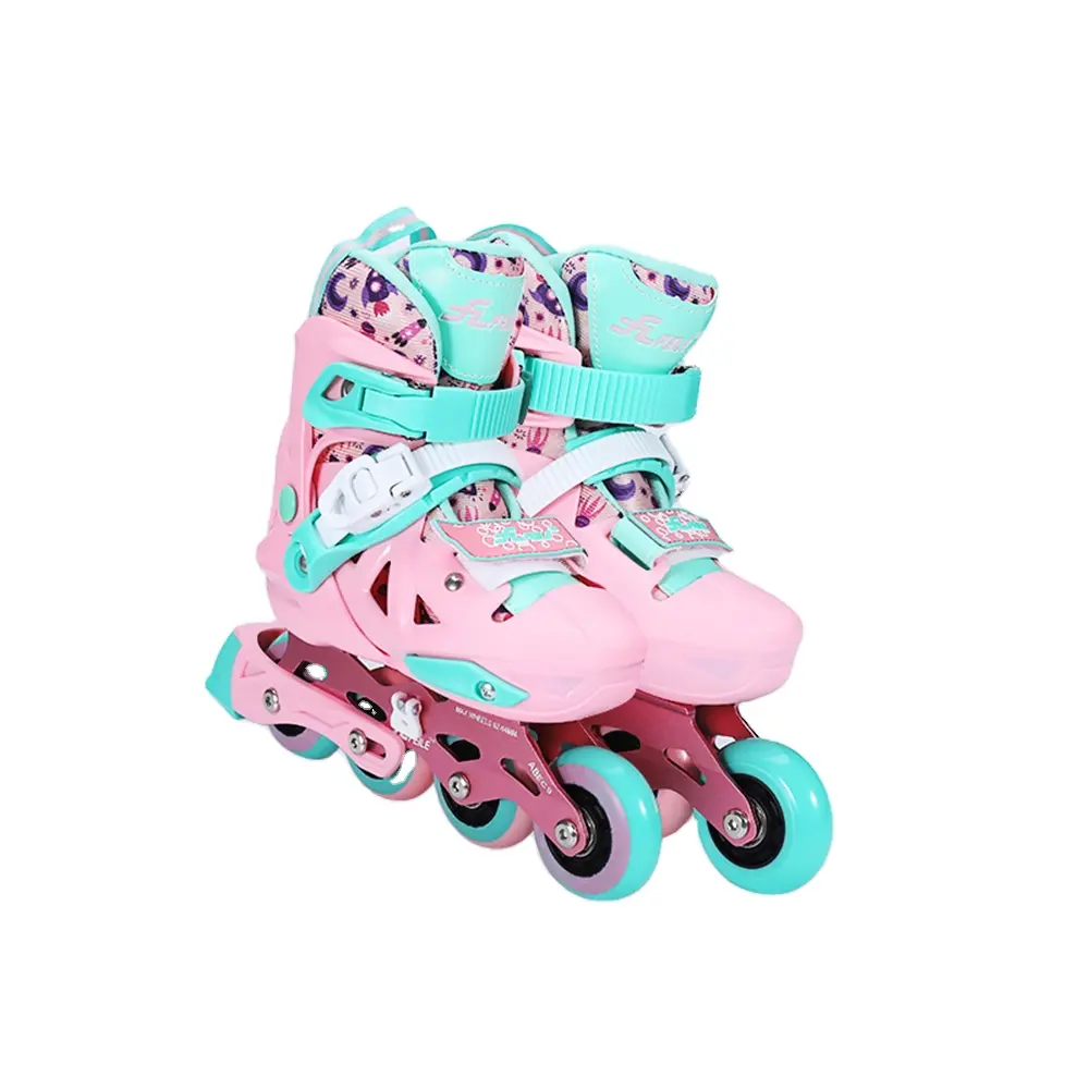 Seemore Inline Giày trượt con lăn giày trượt băng 4 bánh xe có thể điều chỉnh PU Giày trượt con lăn giày cho cô gái chàng trai trẻ em