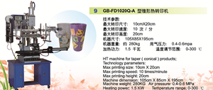 Máy In Chuyển Nhiệt Hình Nón Dùng Để In Cốc Nhựa Hình Nón (ABS/PP/PC) - Product Image 2